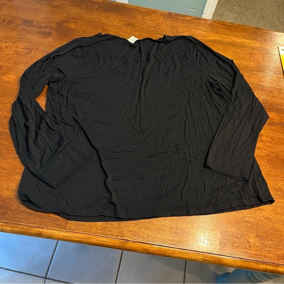 Soma black long sleeve pajama top size XXL - Picture 6 of 6